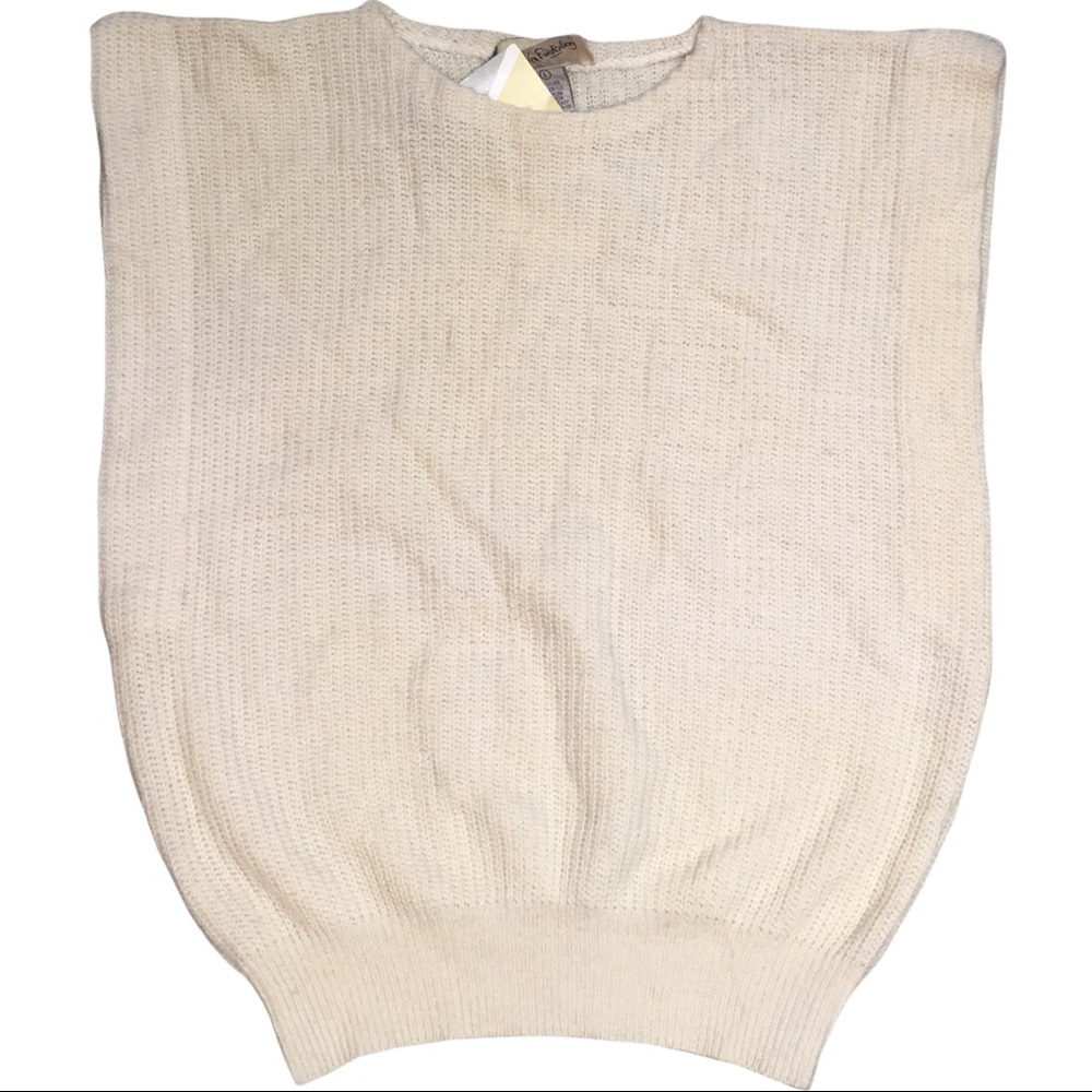 NWT Vintage Knit Vest LARGE Diane von Fürstenberg